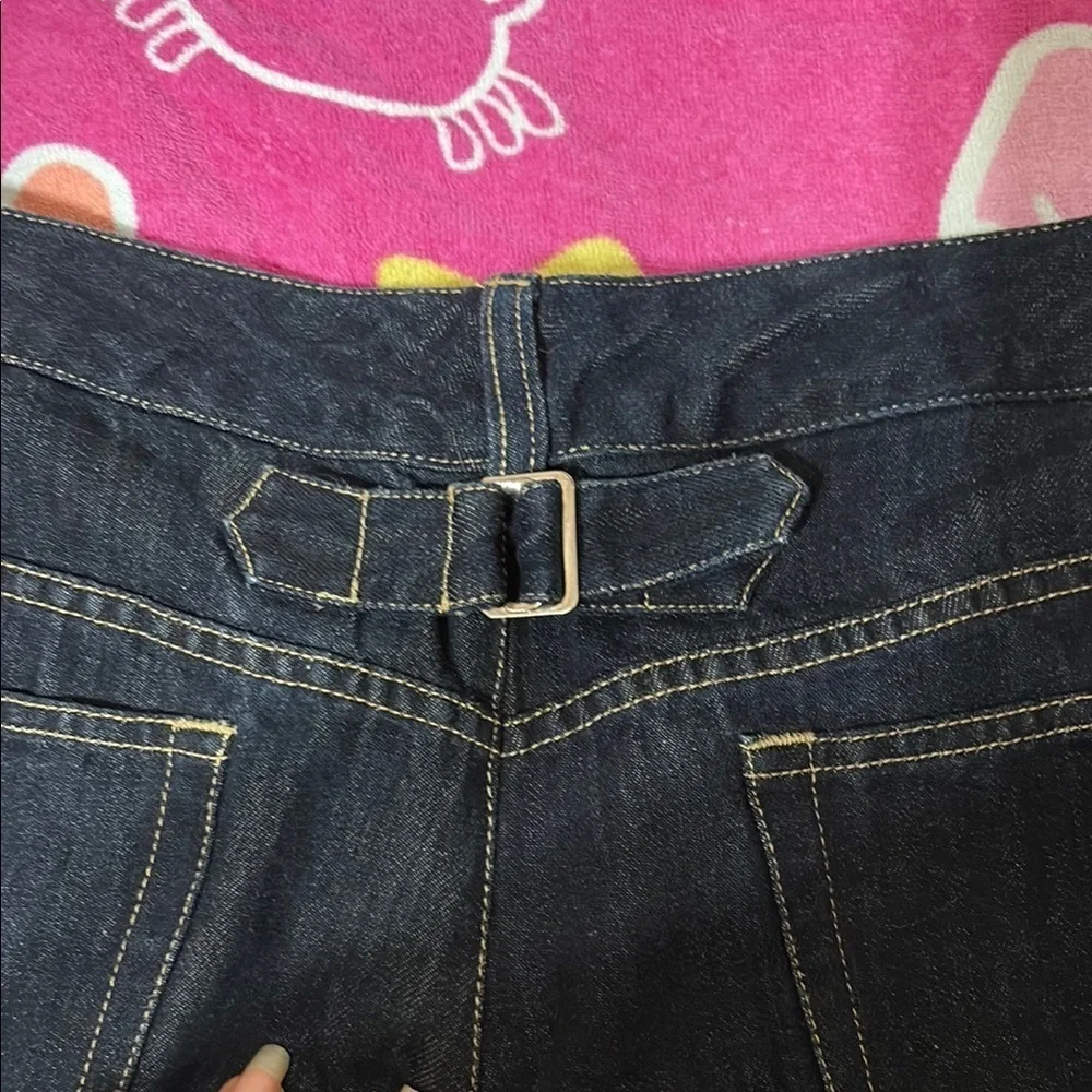 LACOSTE Dark Blue Denim Shorts